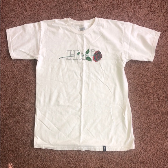 HUF Tops - HUF rose t-shirt